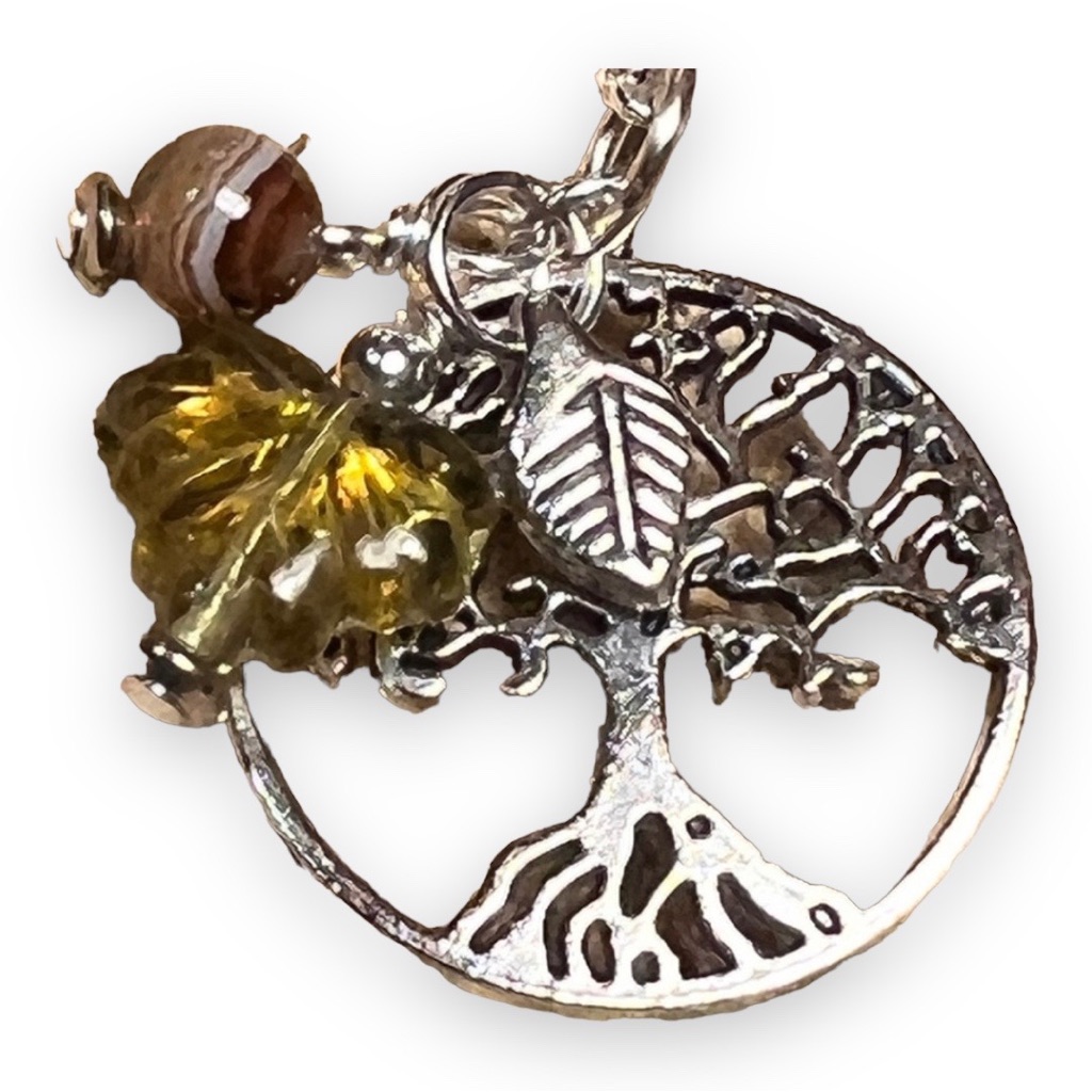 Tl7 - Tree Of Life Pendant With A 925 Sterling Silver 19.5” Necklace.